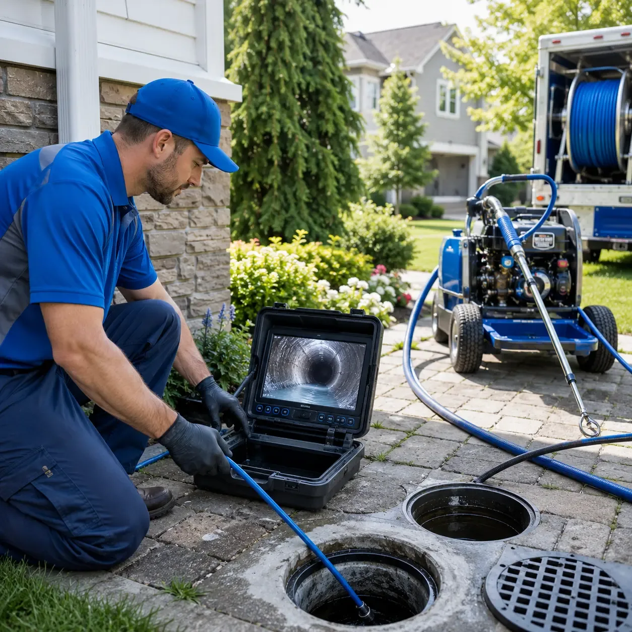 Outdoor drain cleaning professionals serving Leesburg, IN